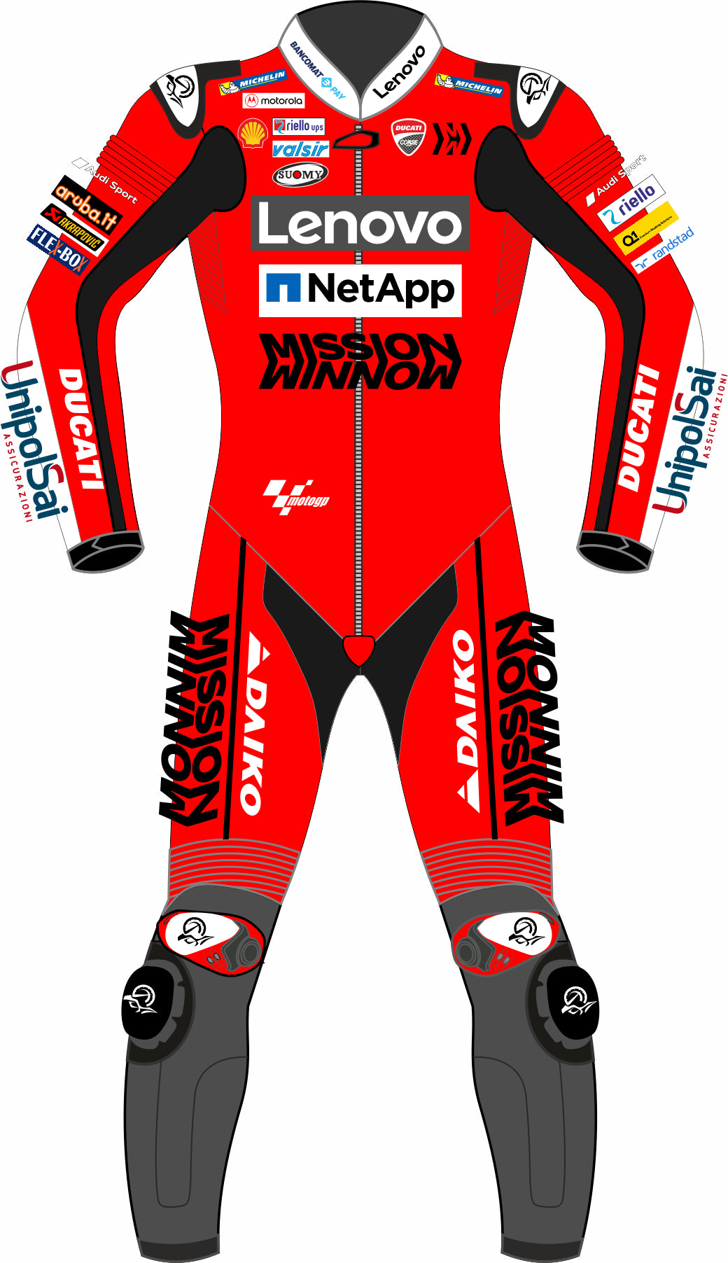 Mission Winnow Ducati Suit