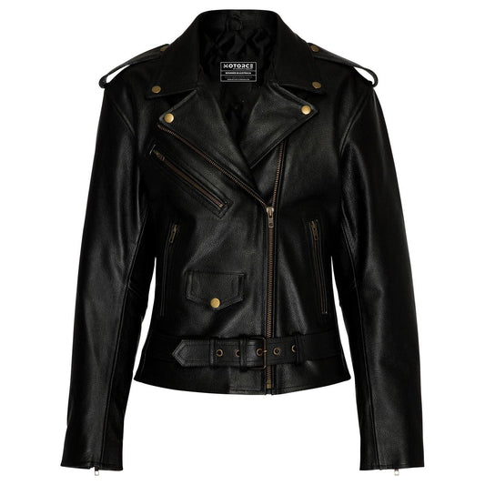 Women's Biker Leather Jacket