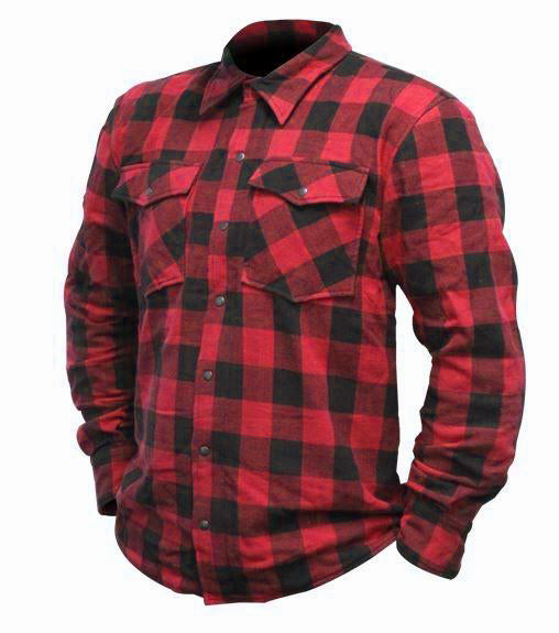 Lohor Red Flannel Jacket - Armoured